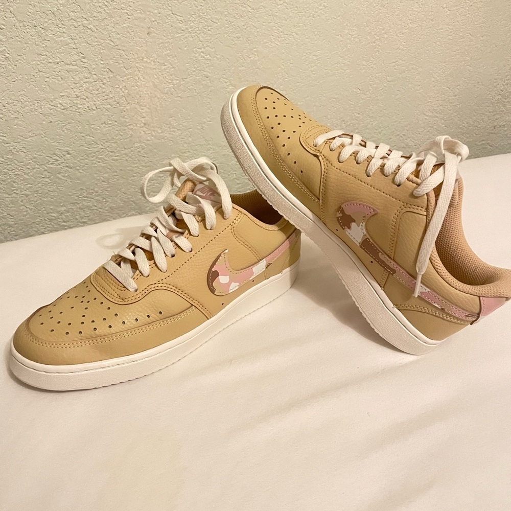 Nike court vision low sesame camo